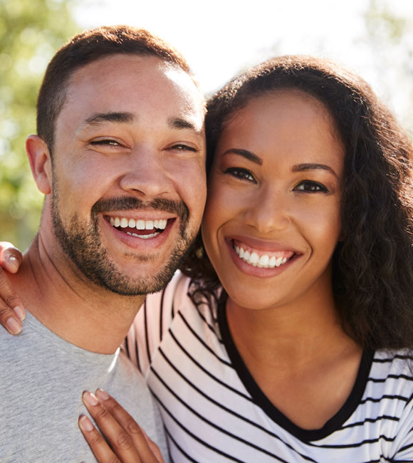 couple spending time outside together